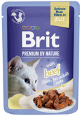 Brit Premium® Cat Jelly Pouches Beef 85gr