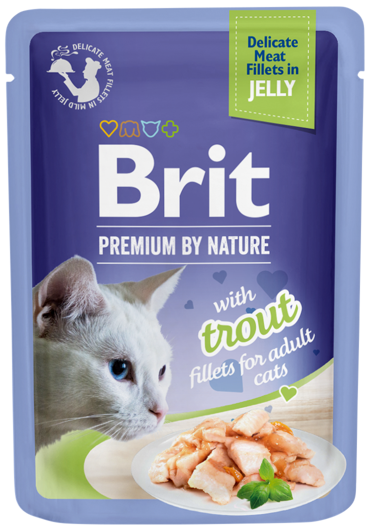 Brit Premium® Cat Jelly Pouches Trout 85gr