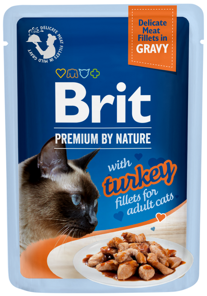 Brit Premium® Cat Gravy Pouches Turkey 85gr