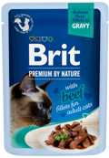 Brit Premium® Cat Gravy Pouches Beef 85gr