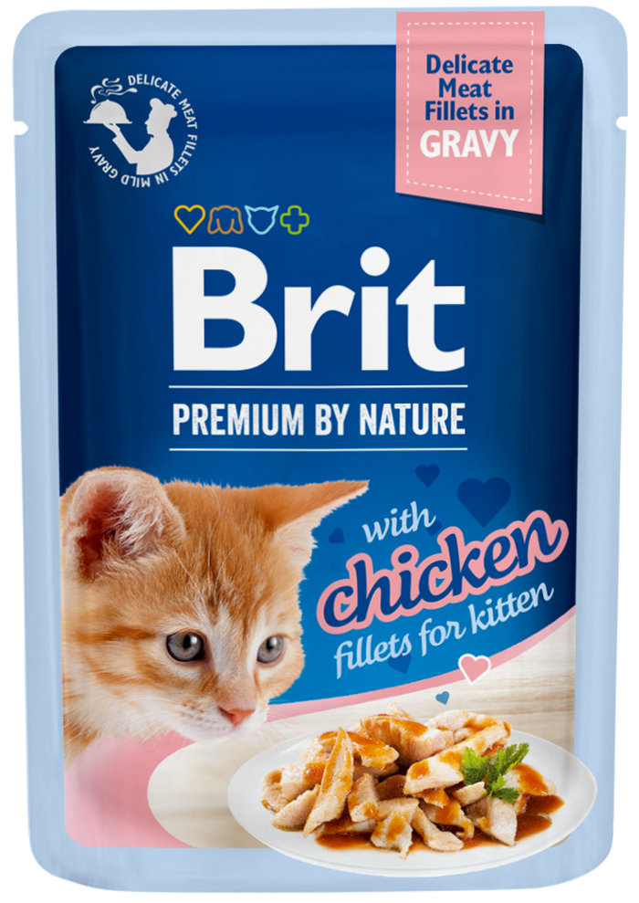 Brit Premium® Gravy Pouches Kitten 85gr