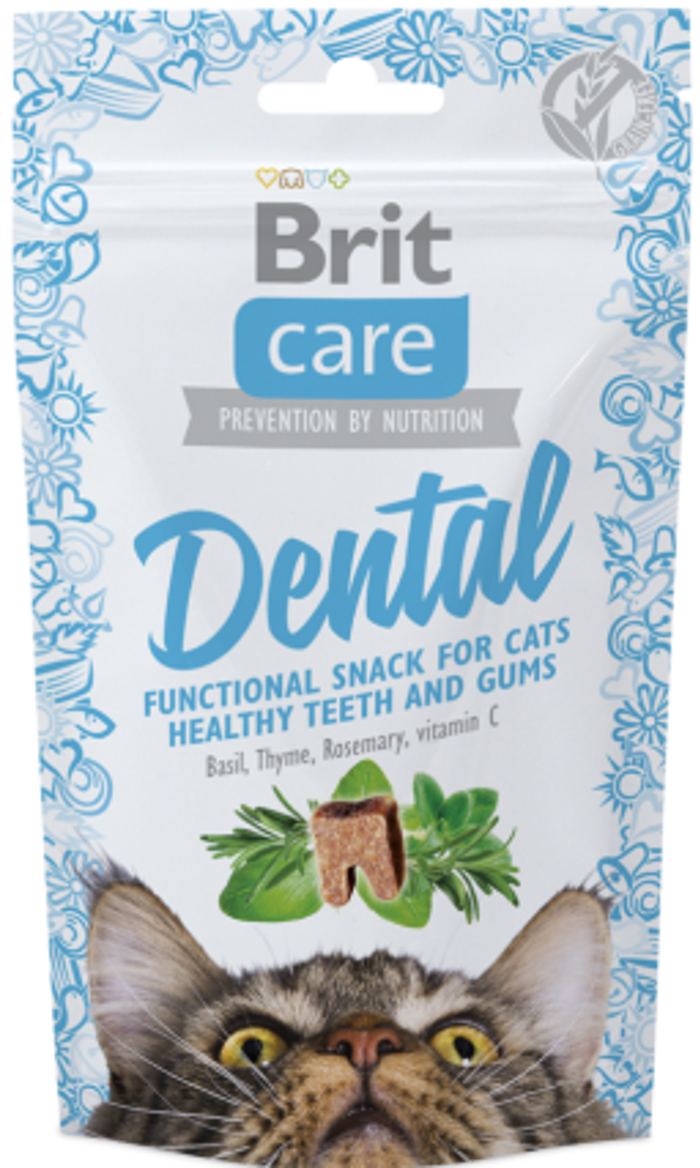 Brit Care® Cat Functional Snack Dental 50gr