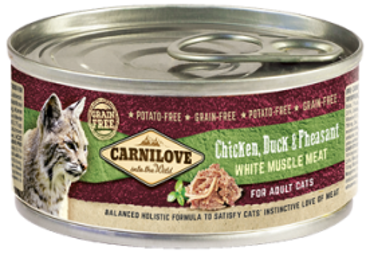 Carnilove® Cat Adult Chicken. Duck & Pheasant 100gr