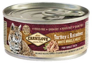Carnilove® Cat Adult Turkey & Reindeer 100gr