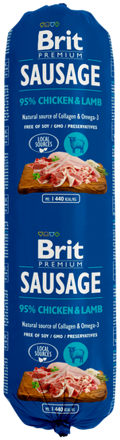 Brit® Dog Sausage Chicken - Lamb 800gr