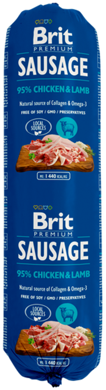Brit® Dog Sausage Chicken - Lamb 800gr