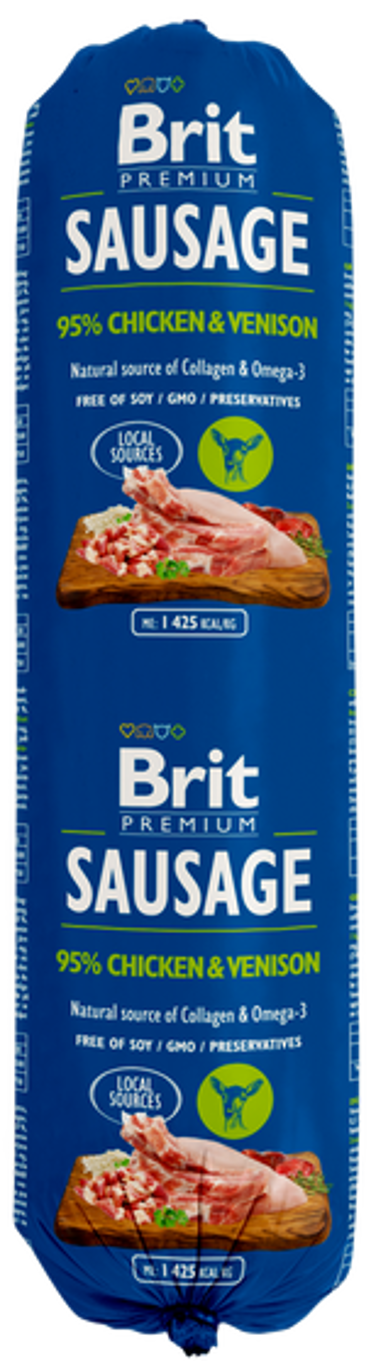 Brit® Dog Sausage Chicken - Venison 800gr