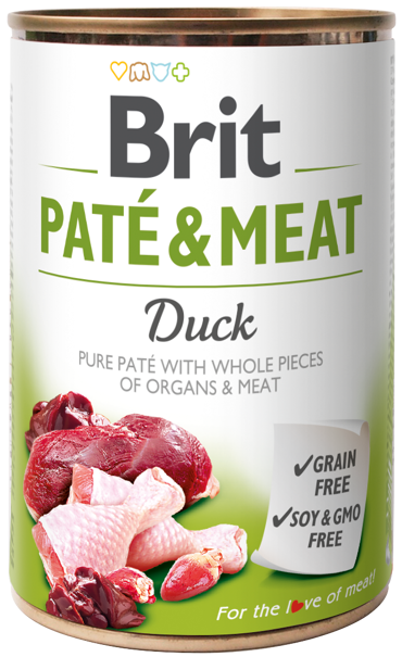 Brit® Dog Cans Pate&Meat Duck 400gr