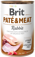 Brit® Dog Cans Pate&Meat Rabbit 400gr