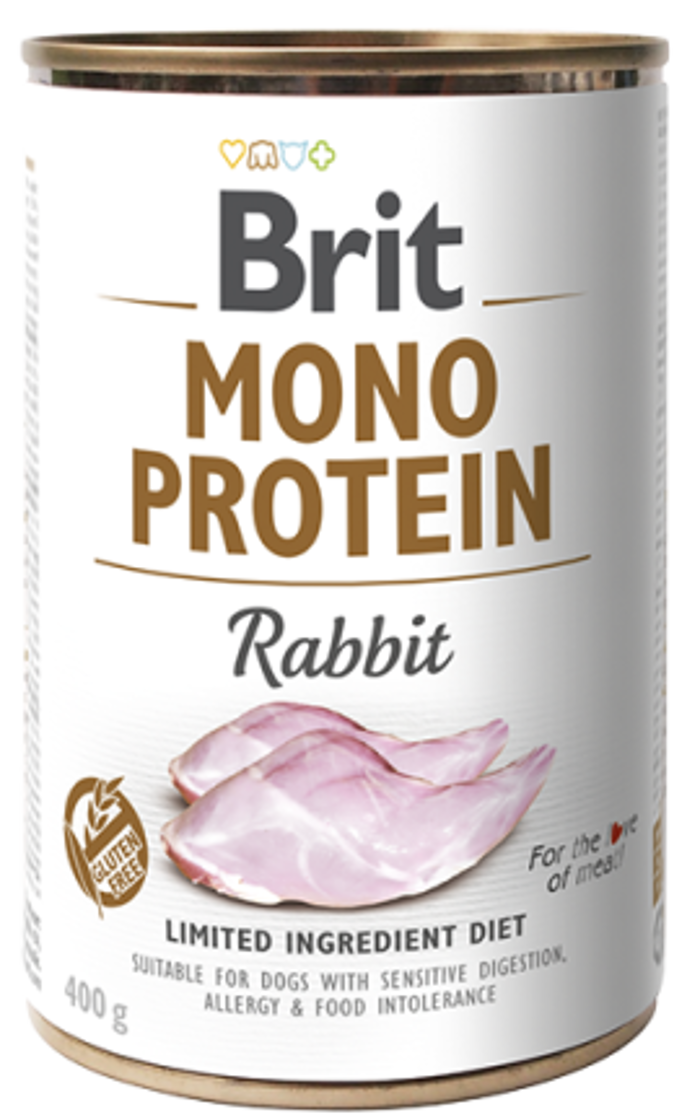Brit® Dog Cans Monoprotein Rabbit 400gr