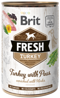 Brit Fresh® Dog Turkey With Peas 400gr