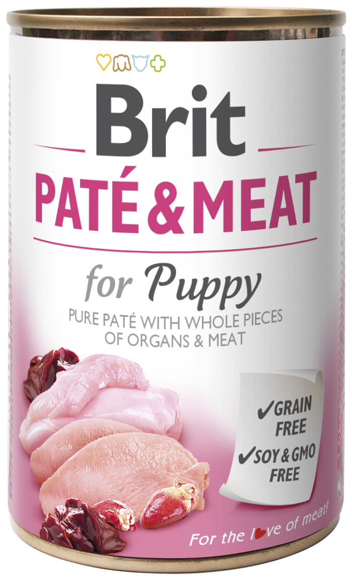 Brit® Dog Cans Pate&Meat Puppy 800gr