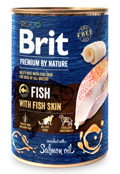 Brit Premium By Nature® Dog Cans Fish with Fish Skin 400gr