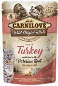 Carnilove® Cat Pouches Turkey enriched with Valerian Root 85gr