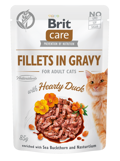 Brit Care® Cat Pouches Fillets In Gravy Duck 85gr