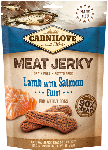 Carnilove® Dog Snack Meat Jerky Lamb with Salmon Fillet 100gr