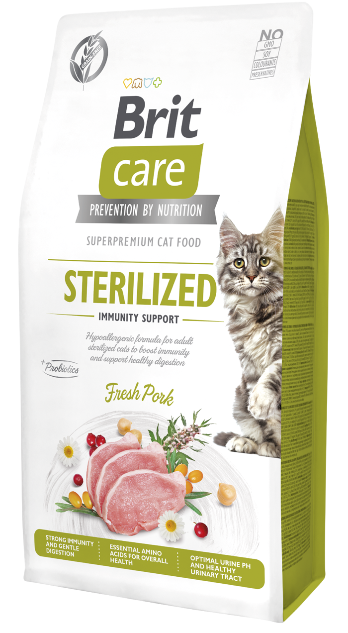 Brit Care® Cat GF Sterilized Immunity Support 7kg
