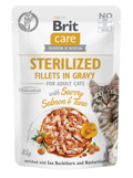 Brit Care® Cat Pouches Fillets In Gravy Sterilised Salmon & Tuna 85gr
