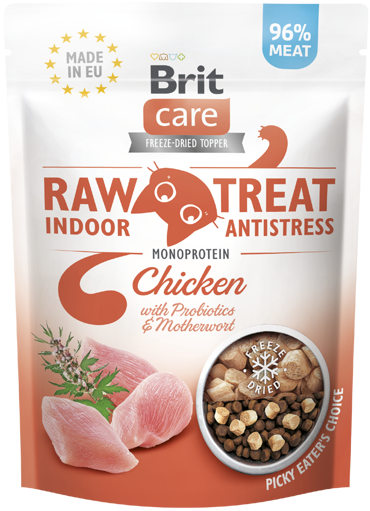 Brit Care® Cat Raw Treat Indoor & Antistress 40gr