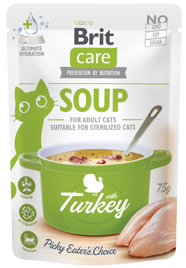 Brit Care® Cat Soup with Turkey 75gr