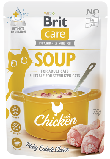 Brit Care® Cat Soup with Chicken 75gr