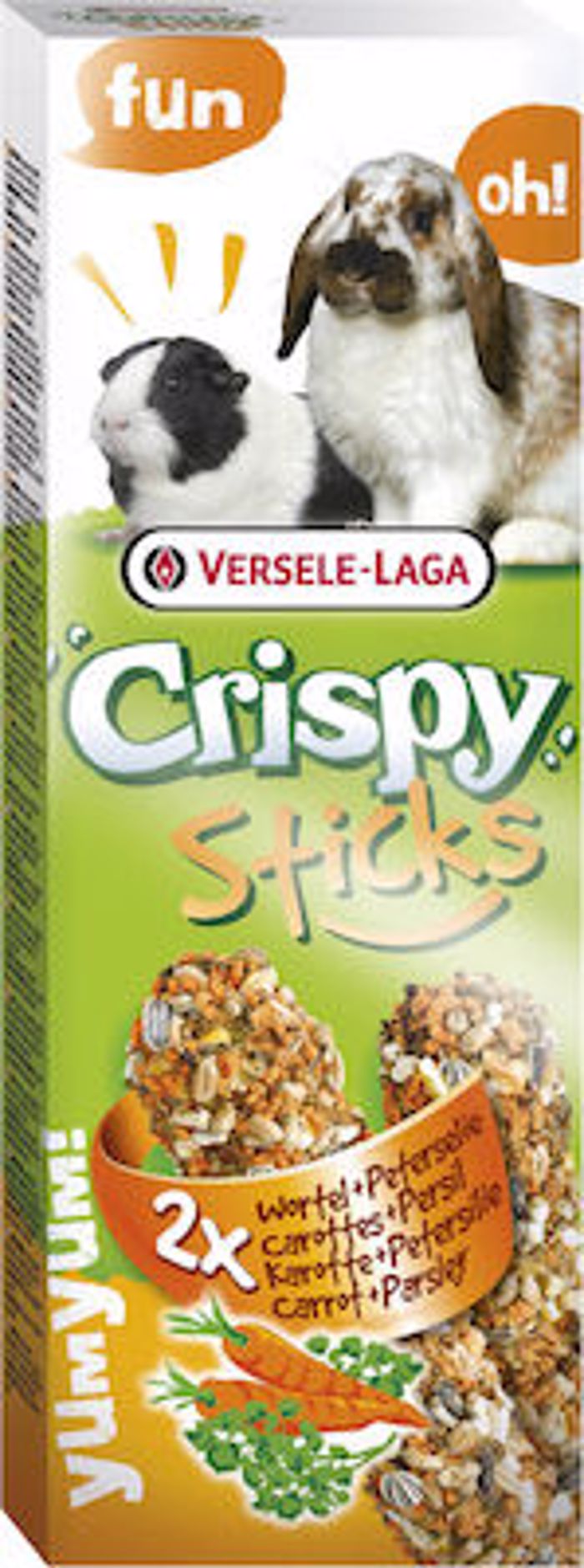 Versele Laga Lixoudia ga Kouneli kai Indiko Xoiridio me Karoto Crispy Sticks 110gr 2tmx