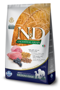 N&D ANCESTRAL LAMB&BLUEBER ADULT MED/MAX 2.5KG XIRA TROFI SKuLOu