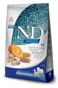 N&D OCEAN FISH&ORANGE ADULT MED/MAX 2.5KG XIRA TROFI SKuLOu