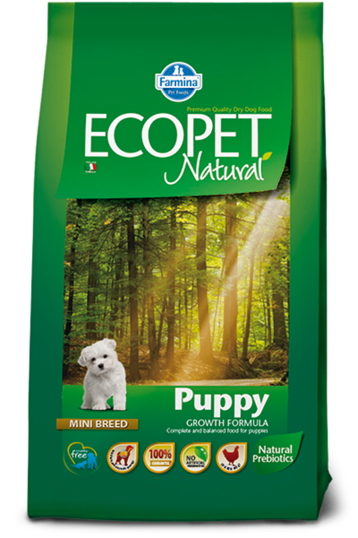 ECOPET NATURAL PUPPY MINI 2.5KG XIRA TROFI SKuLOu