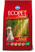 ECOPET NATURAL ADULT MED 12KG XIRA TROFI SKuLOu