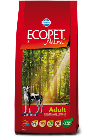 ECOPET NATURAL ADULT MAXI 12KG ΞΗΡΑ ΤΡΟΦΗ ΣΚΥΛΟΥ