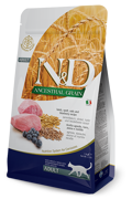 Farmina N&D Ancestral Grain Blueberry Adult Xira Trofi ga Enilikes Gtes me Arni 300gr