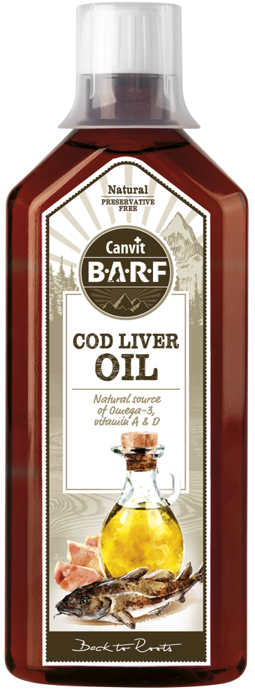 Canvit B.A.R.F.® Dog Cod Liver Oil 500ml