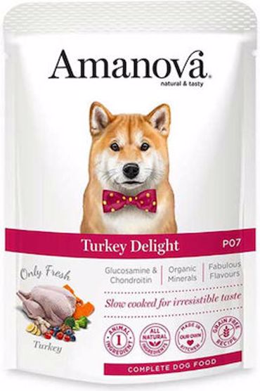 AMANOVA ΦΑΚΕΛΑΚΙΑ ΣΚΥΛΟΥ TURKEY DELIGHT 100G