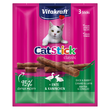 Cat Stick Πάπια & Κουνέλι 3τμχ