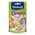 Vitakraft Wildberry Drops  Lixoudia ga Kouneli, Xamster kai Indiko Xoiridio me Frouta 75gr