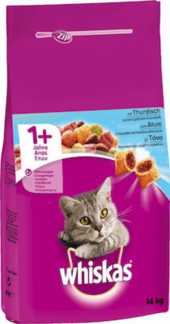 Whiskas Xira Trofi Gtas Me Gusi Tono 14kg