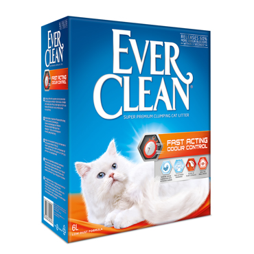 Ever Clean Fast Acting Odour Control Cat Litter 6L Ever Clean Fast Acting Odour Control Cat Litter 6L
