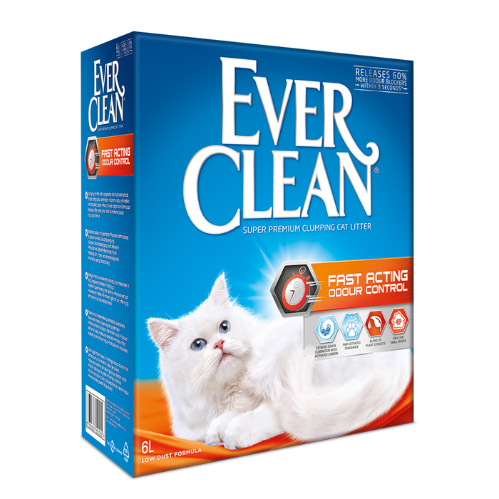 Ever Clean Fast Acting Odour Control Cat Litter 6L