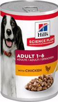 Hill's Science Plan Adult Konserba Skulou Me Kotopoulo 370G