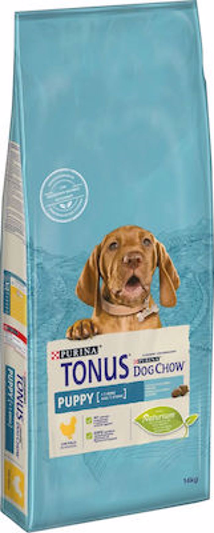 Purina Tonus Dog Chow Puppy 14kg Xira Trofi ga Koutabia Mikrosomon Fulon me Kotopoulo