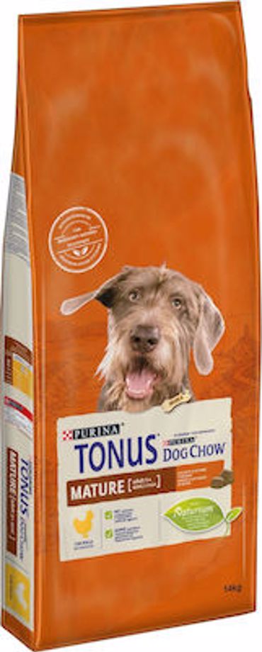 Purina Tonus Dog Chow Mature Adult 14kg Ξηρά Τροφή για Ενήλικους Σκύλους με Κοτόπουλο