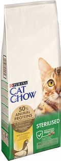 CAT CHOW XIRA TROFI GTAS STERILISED TURKEY 15KG