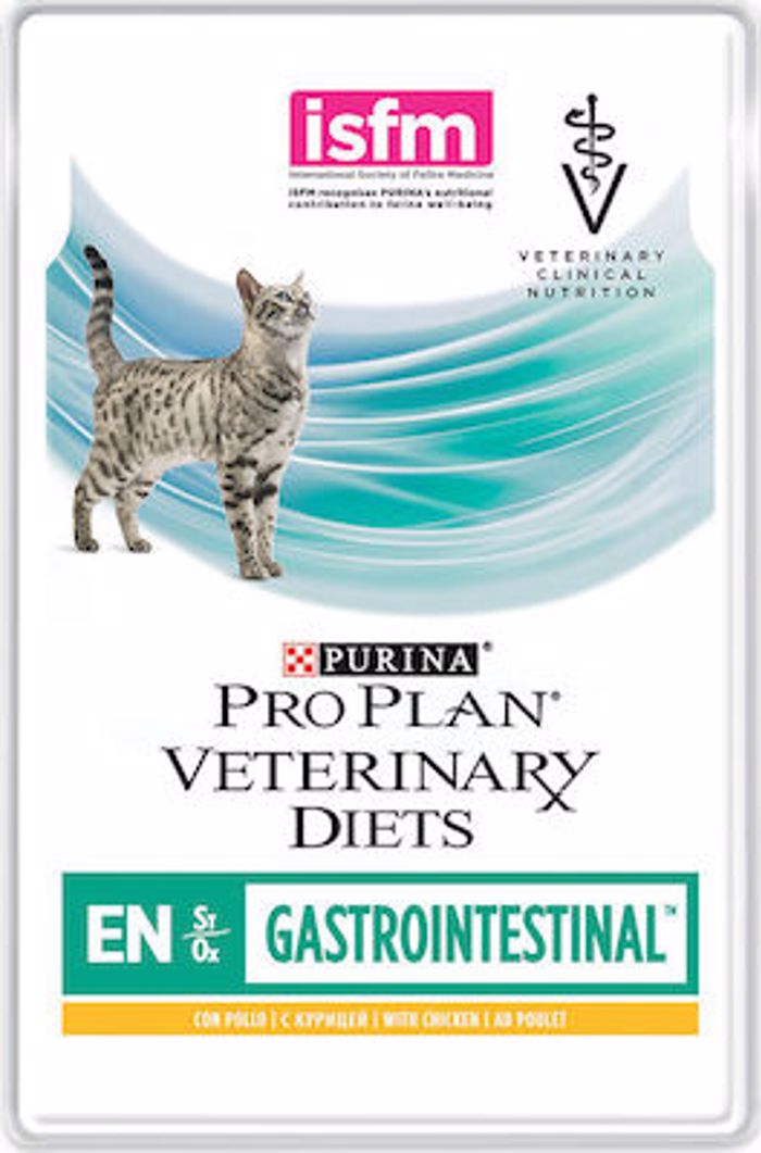 Purina Pro Plan Veterinary Diets Cat EN Gastrointestinal Kommatakia se Saltsa Kotopoulo 85gr