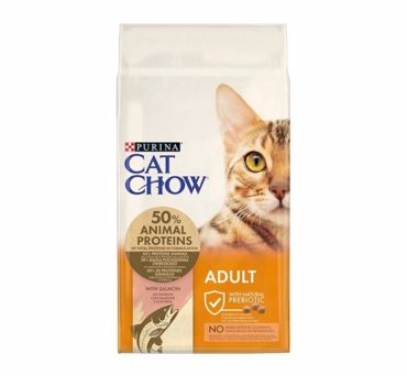 CAT CHOW ΞΗΡΑ ΤΡΟΦΗ ΓΑΤΑΣ ADULT SALMON 15KG