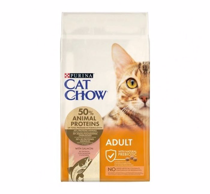 CAT CHOW XIRA TROFI GTAS ADULT SALMON 15KG