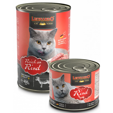 Leonardo Κονσέρβα Γάτας με Βοδινό 200g