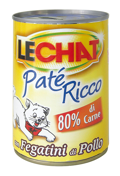 LeChat Paté Ricco Konserba Gtas me Sukotakia Kotopoulou 400g