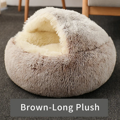 Strongulo Krebati Gtas & Koutabiou Long Plush me Spilia – Kafe 50x12cm