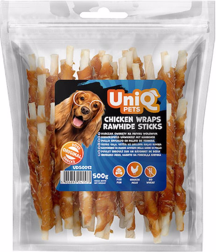 Uniq Pets Lixoudies Skulou se Stick Tuligeno me Kotopoulo 500gr